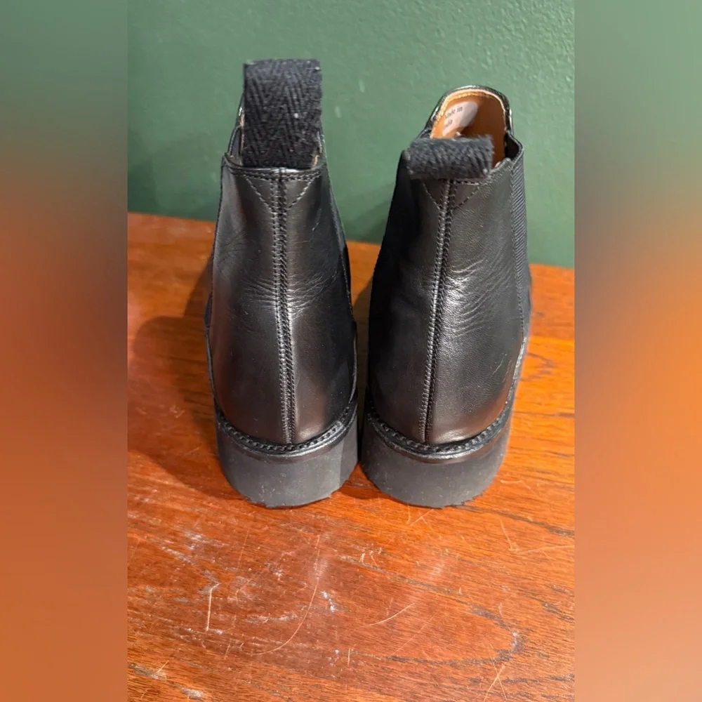 Grenson black leather chelsea boots New UK 5.5 US 7.5 (women’s) - Picture 2 of 8